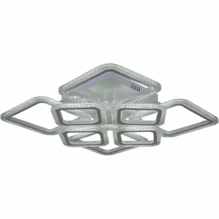 Потолочная светодиодная люстра Reluce 08428-0.3-4+4A WH Потолочная светодиодная люстра Reluce 08428-0.3-4+4A WH