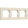 Рамка на 3 поста Werkel Slab айвори матовый W0032962 4690389193446