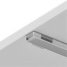 A150605S НАКЛАДНОЙ ПРОФИЛЬ 2М ДЛЯ СВЕТОДИОДНОЙ ЛЕНТЫ в комплекте: рассеиватель, 2 заглушки, 4 крепежа, 4 винта