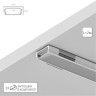 A150605S НАКЛАДНОЙ ПРОФИЛЬ 2М ДЛЯ СВЕТОДИОДНОЙ ЛЕНТЫ в комплекте: рассеиватель, 2 заглушки, 4 крепежа, 4 винта