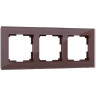 Рамка Werkel Favorit на 3 поста мокко WL01-Frame-03 4690389063763