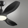 7701/24L VIVA LED SN 186 Люстра-вентилятор, черный LED 24Вт 3000-6000K D1220 пульт ДУ STORM