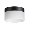 359446 OVER NT24 336 черный Светильник накладной светодиодный IP20 LED 18W 220-240V 4000K 1170Лм AURA
