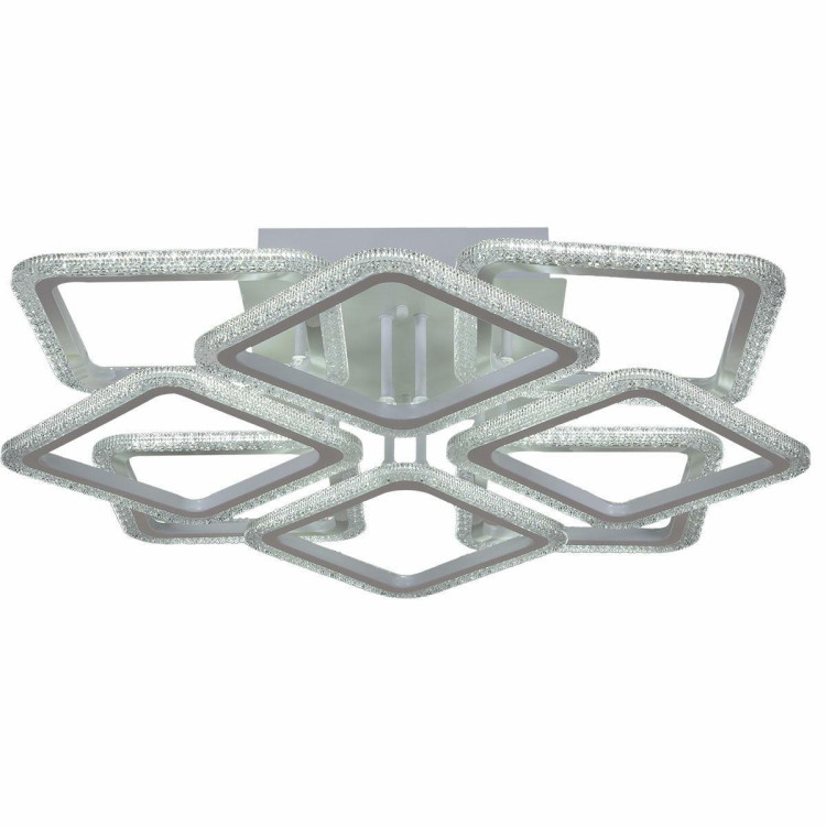 Потолочная светодиодная люстра Reluce 08428-0.3-4+4C WH Потолочная светодиодная люстра Reluce 08428-0.3-4+4C WH