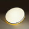 7709/DL COLOR SN 154 Светильник пластик/белый/желтый LED 48Вт 4000К D420 IP43 KEZO YELLOW