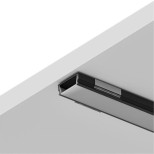 A150606S НАКЛАДНОЙ ПРОФИЛЬ 2М ДЛЯ СВЕТОДИОДНОЙ ЛЕНТЫ в комплекте: рассеиватель, 2 заглушки, 4 крепежа, 4 винта