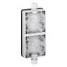 Монтажная коробка Legrand Plexo IP66 на 2 поста (вертикальный монтаж) 090492