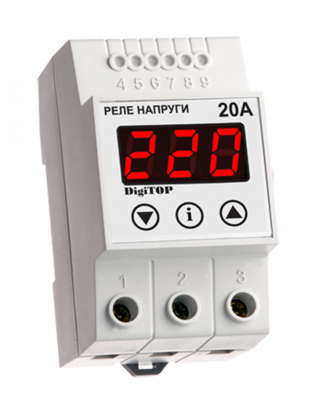 Реле напряжения DigiTOP VP-20А однофазное
