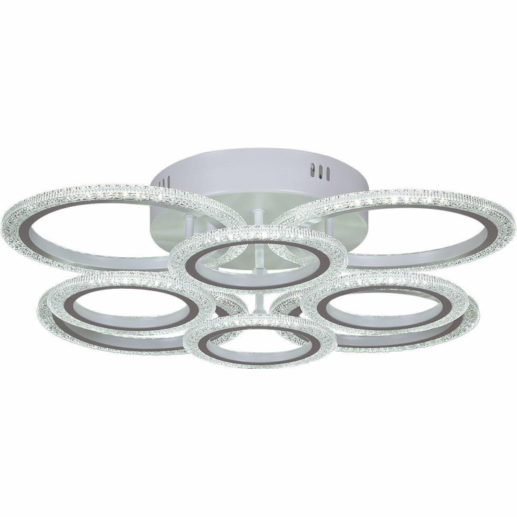 Потолочная светодиодная люстра Reluce 08429-0.3-4+4A WH Потолочная светодиодная люстра Reluce 08429-0.3-4+4A WH