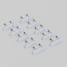 Блок LED подсветки для выключателя 10 шт. голубой W8020102