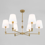 Умный потолочный светильник 60145/6 латунь