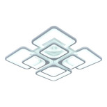 Потолочная светодиодная люстра Reluce 11005-0.3-4+4B WH Потолочная светодиодная люстра Reluce 11005-0.3-4+4B WH