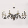 Подвесная люстра Lucia Tucci Messina 1890.10 Glossy Black