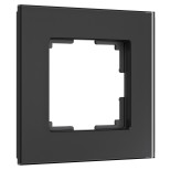 Рамка из стекла на 1 пост Senso черный soft-touch W0013108