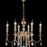 Подвесная люстра Crystal Lux Mercedes SP6 Gold/Color