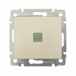 Переключатель одноклавишный Legrand Valena Classic с подсветкой, слоновая кость 774326