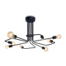 Потолочная люстра Ideal Lux Triumph PL8 Nero 242378 Потолочная люстра Ideal Lux Triumph PL8 Nero 242378