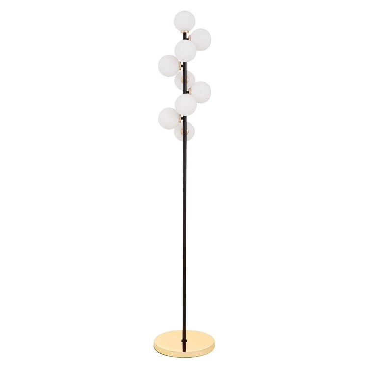 Торшер Lumina Deco Marsiada LDF 6033-9 BK+F.GD Торшер Lumina Deco Marsiada LDF 6033-9 BK+F.GD