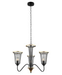 Подвесная люстра Lumien Hall Блис 4016/3P-BK-GD