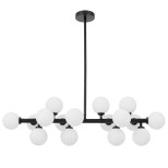 Подвесная люстра Lumina Deco Marsiada LDP 6033-16 BK Подвесная люстра Lumina Deco Marsiada LDP 6033-16 BK