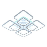 Потолочная светодиодная люстра Reluce 11005-0.3-4+4RGB WH(RGB) Потолочная светодиодная люстра Reluce 11005-0.3-4+4RGB WH(RGB)