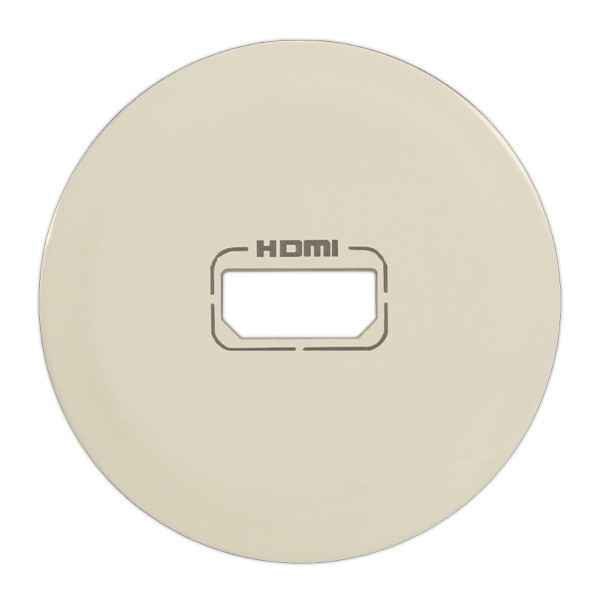 Лицевая панель Legrand Celiane для розеток HDMI, слоновая кость 066288