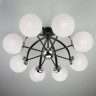 Потолочная люстра Eurosvet 70082/8 хром/черный