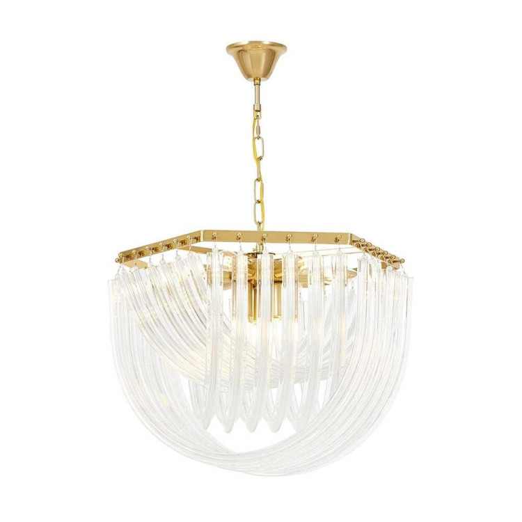 Подвесная люстра Lumina Deco Boscone LDP 7044-550 MD+PR Подвесная люстра Lumina Deco Boscone LDP 7044-550 MD+PR