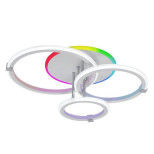 Потолочная светодиодная люстра Seven Fires Sindi SF5054/4C-WT-CR-RGB Потолочная светодиодная люстра Seven Fires Sindi SF5054/4C-WT-CR-RGB
