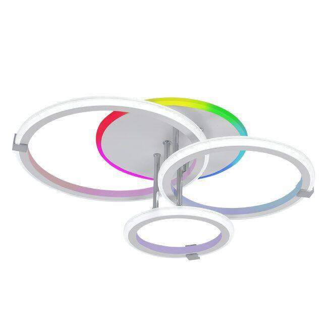 Потолочная светодиодная люстра Seven Fires Sindi SF5054/4C-WT-CR-RGB Потолочная светодиодная люстра Seven Fires Sindi SF5054/4C-WT-CR-RGB