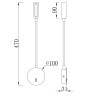 Настенный светильник (бра) Technical C035WL-L3MG3K