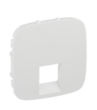 Лицевая панель Legrand Valena Allure для розеток RJ-45 и RJ-11, белая 755415