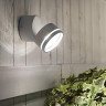 Уличный настенный светодиодный светильник Ideal Lux Omega Ap Round Bianco 4000K 172538