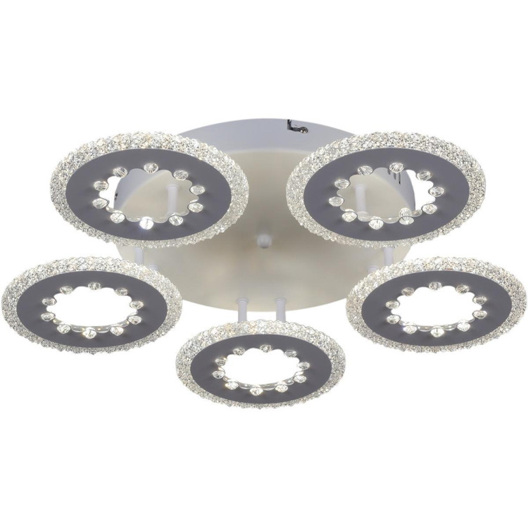 Потолочная светодиодная люстра Reluce 08451-0.3-05A WH Потолочная светодиодная люстра Reluce 08451-0.3-05A WH