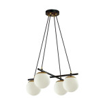 5212/4 MODERNI LN22 109 черный, золотой Люстра E27 4*60W 220V RANDI