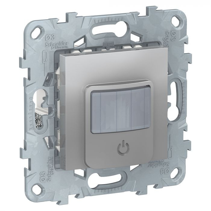 Датчик движения Schneider Electric Unica New с выключателем, алюминий