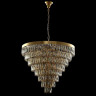 Подвесная люстра Crystal Lux Abigail SP22 D820 GOLD/AMBER