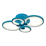 Потолочная светодиодная люстра iLedex Ring A001/4 Blue Потолочная светодиодная люстра iLedex Ring A001/4 Blue