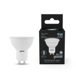 101506209 Комплект ламп Gauss MR16 9W 830lm 4100K GU10 LED 1/10/100