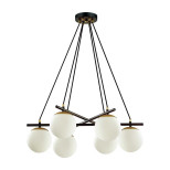 5212/6 MODERNI LN22 109 черный, золотой Люстра E27 6*60W 220V RANDI