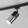 Basic System Трековый светильник 6W 4200K Avantag  (Черный матовый/хром ) LTB27
