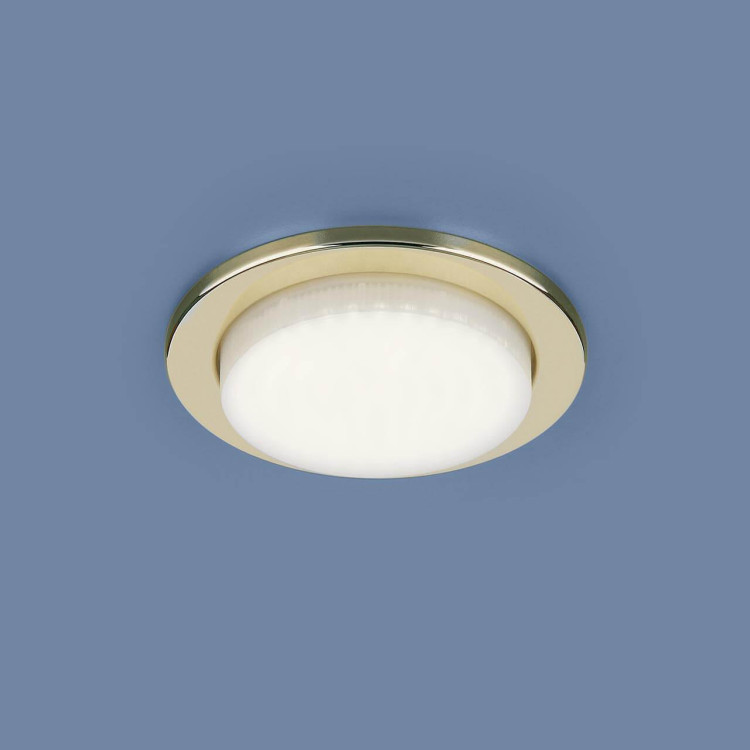 Встраиваемый светильник Elektrostandard 1035 GX53 CH золото 4690389122163