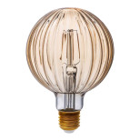 Лампа светодиодная филаментная Hiper E27 5W 2400K янтарная HL-2216