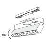 Трековый светильник Technical TR015-2-20W3K-B
