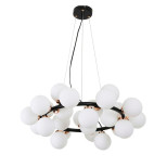 Подвесная люстра Lumina Deco Marsiada LDP 6033-25 BK+MD Подвесная люстра Lumina Deco Marsiada LDP 6033-25 BK+MD