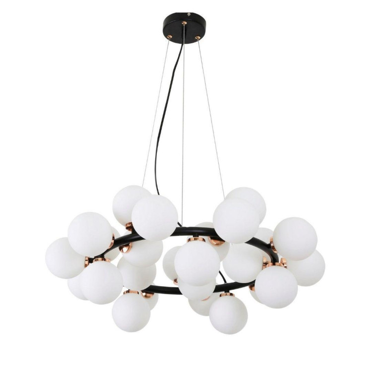 Подвесная люстра Lumina Deco Marsiada LDP 6033-25 BK+MD Подвесная люстра Lumina Deco Marsiada LDP 6033-25 BK+MD