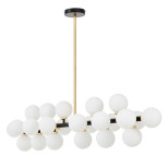 Подвесная люстра Lumina Deco Marsiada LDP 6033-24 BK+GD Подвесная люстра Lumina Deco Marsiada LDP 6033-24 BK+GD