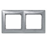 Рамка Legrand Valena Classic на 2 поста, алюминий модерн 770342