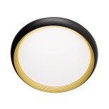 7651/DL PALE SN 141 Светильник пластик/черный/золотой LED 48Вт 4000К D380 IP43 TOFIQ BLACK
