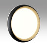 7651/DL PALE SN 141 Светильник пластик/черный/золотой LED 48Вт 4000К D380 IP43 TOFIQ BLACK